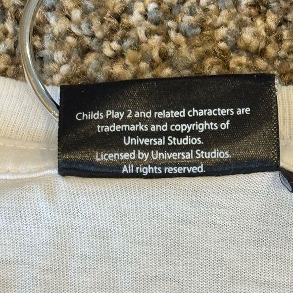 Universal Studios child’s play 2 Chucky graphic long sleeve men tee size medium - Picture 6 of 7